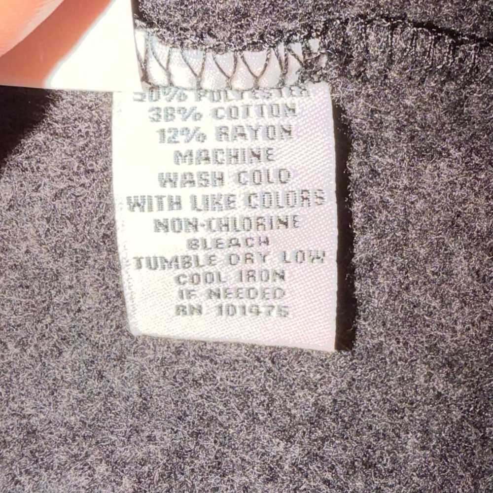 J. America Women XL Charcoal Gray Fleece T-Shirt Cupcakes and Jesus Glitter NWT - Picture 4 of 9